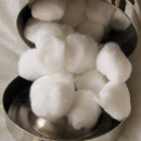 bolita de algodón