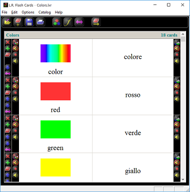 Click to view L.A. Flash Cards 1.7.6 screenshot