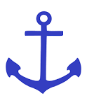 英語の単語「anchor」を表す画像